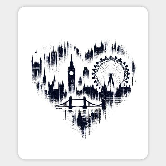 London Sticker by CreativeSage